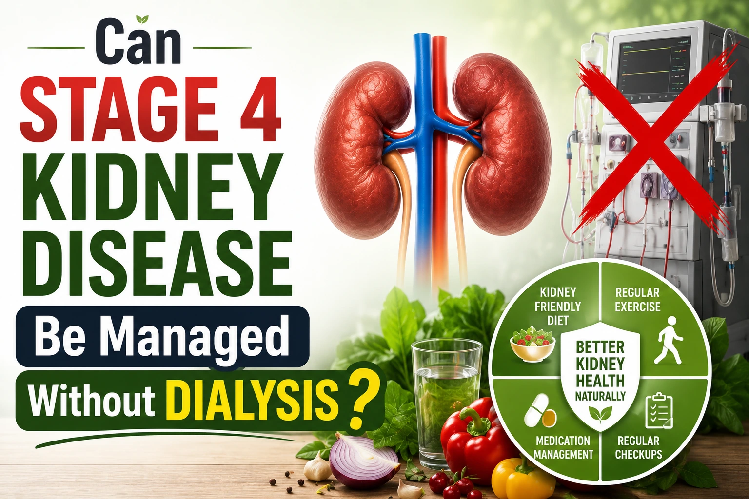 Can Stage 4 Kidney Disease Be Managed Without Dialysis?
